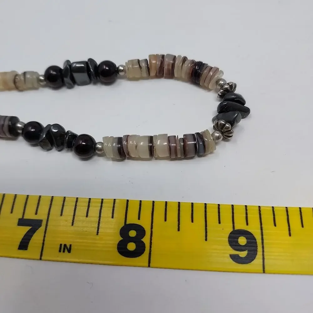 Southwest Stone and Shell 6mm Heishi Beads 18